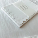 Letterpress Scalloped Luxury Writing Paper Set