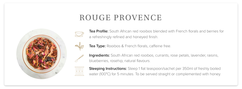 Rouge Provence Individual Tea